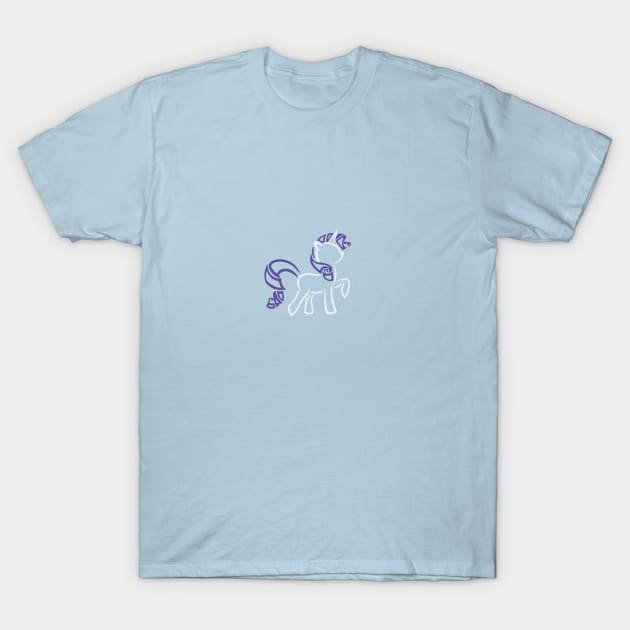 Tribal Pony - Rarity T-Shirt by Alaina Williams